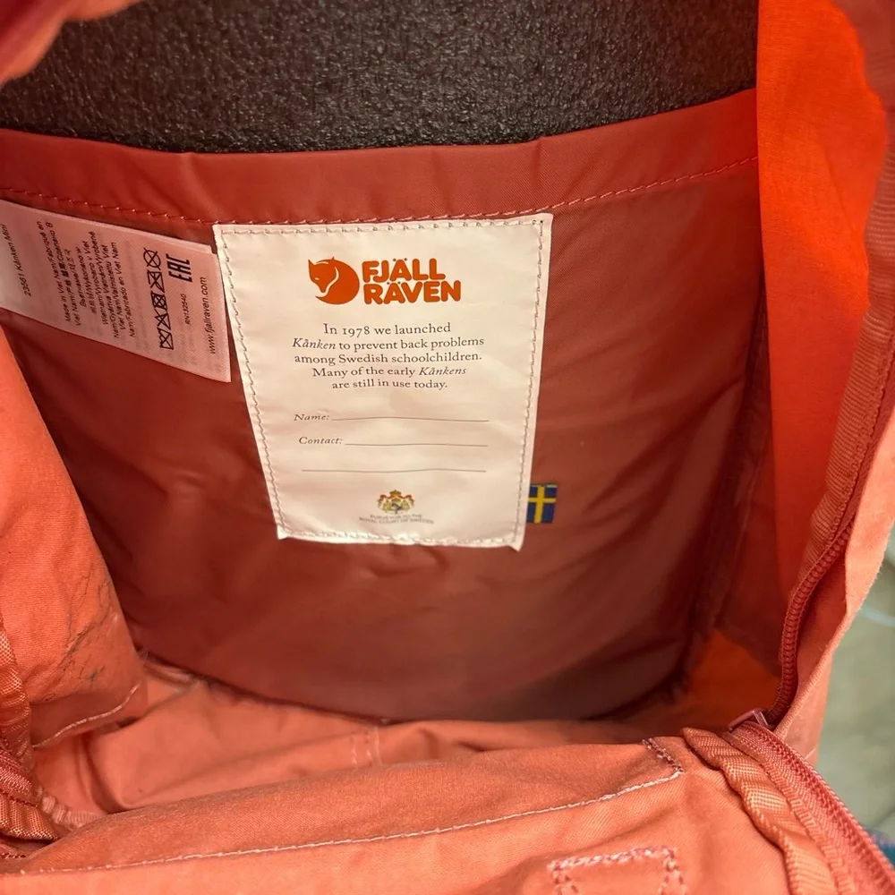 Kånken Mini Backpack - Red Orange